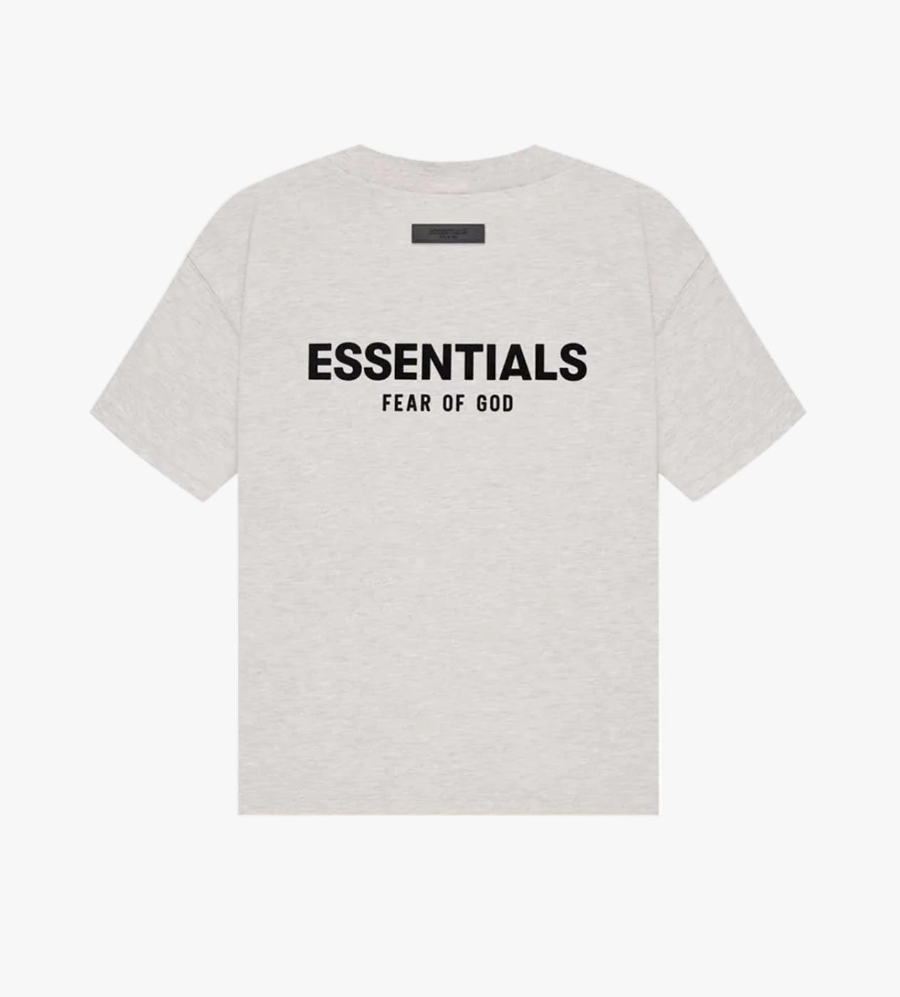 Essentials Fear Of God Hoodie Light Oatmeal Tee