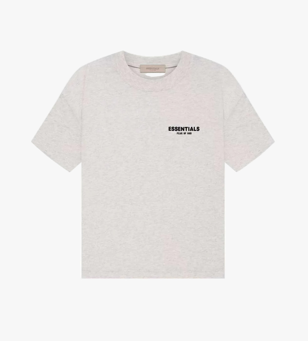 Essentials Fear Of God Hoodie Light Oatmeal Tee