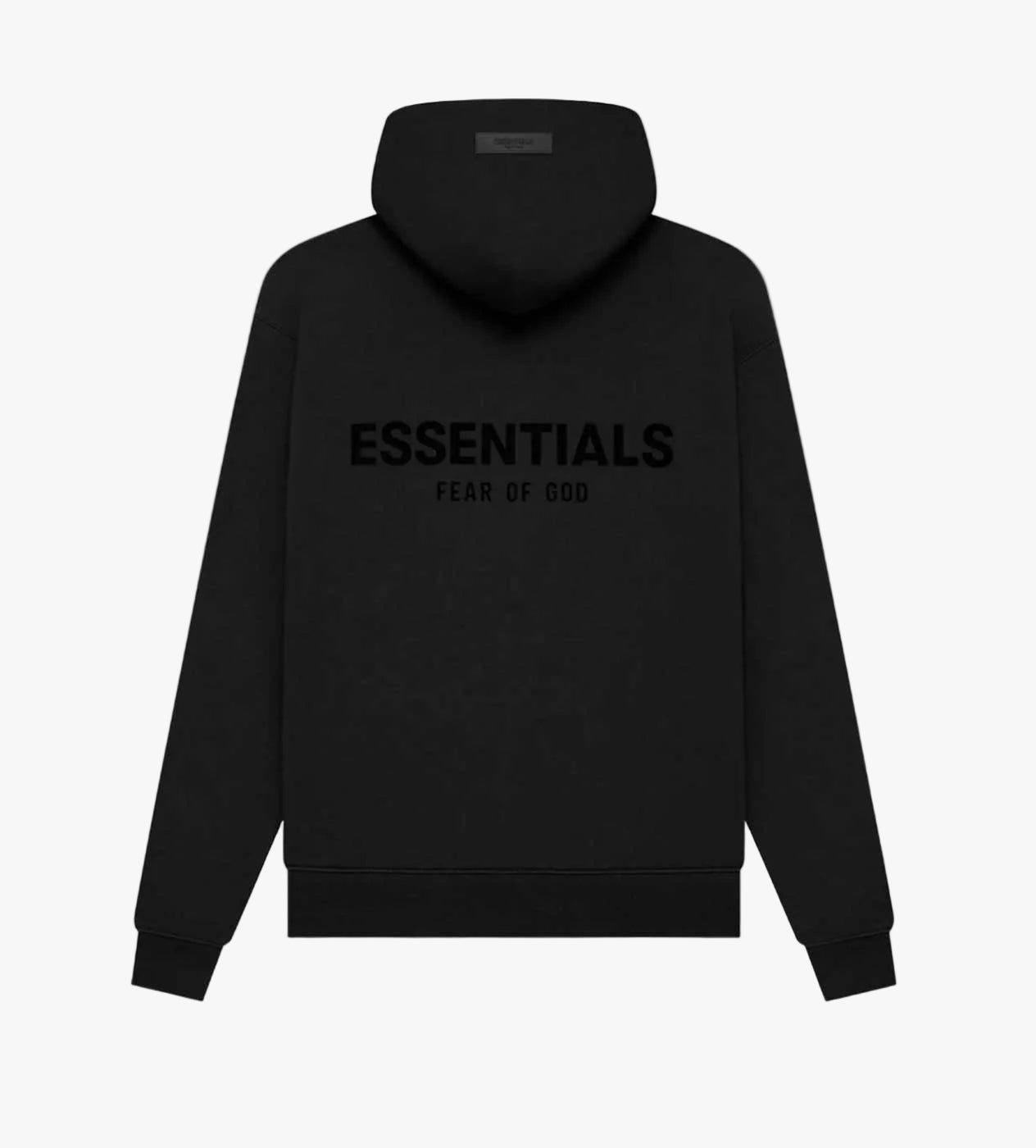 Essentials Fear Of God Hoodie Black