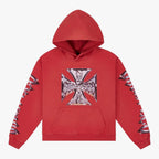 Godspeed Motto Chrome Hoodie Red