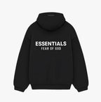 Essentials Fear Of God Fleece Hoodie Black