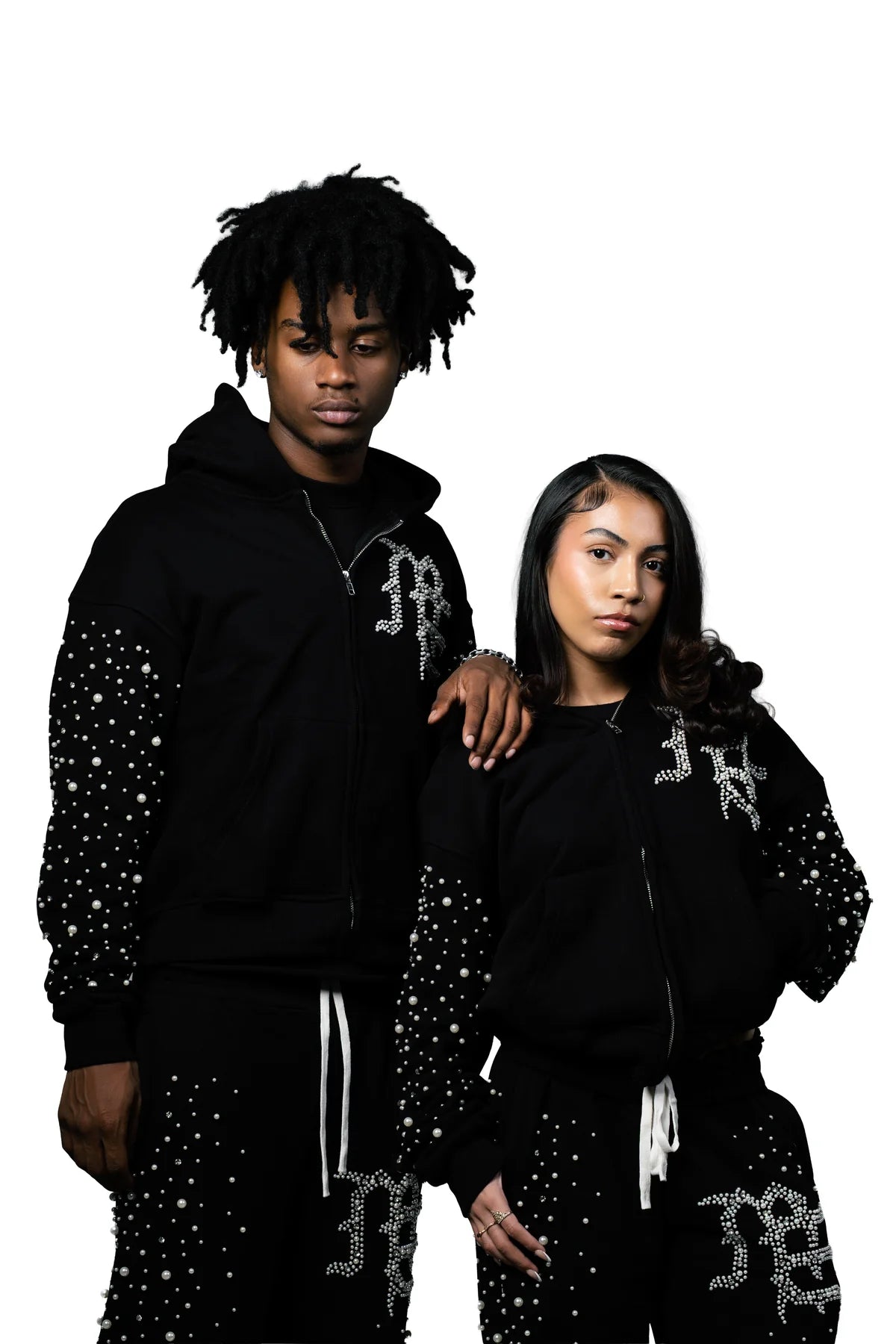 Mixed Emotion Black Pearl Hoodie