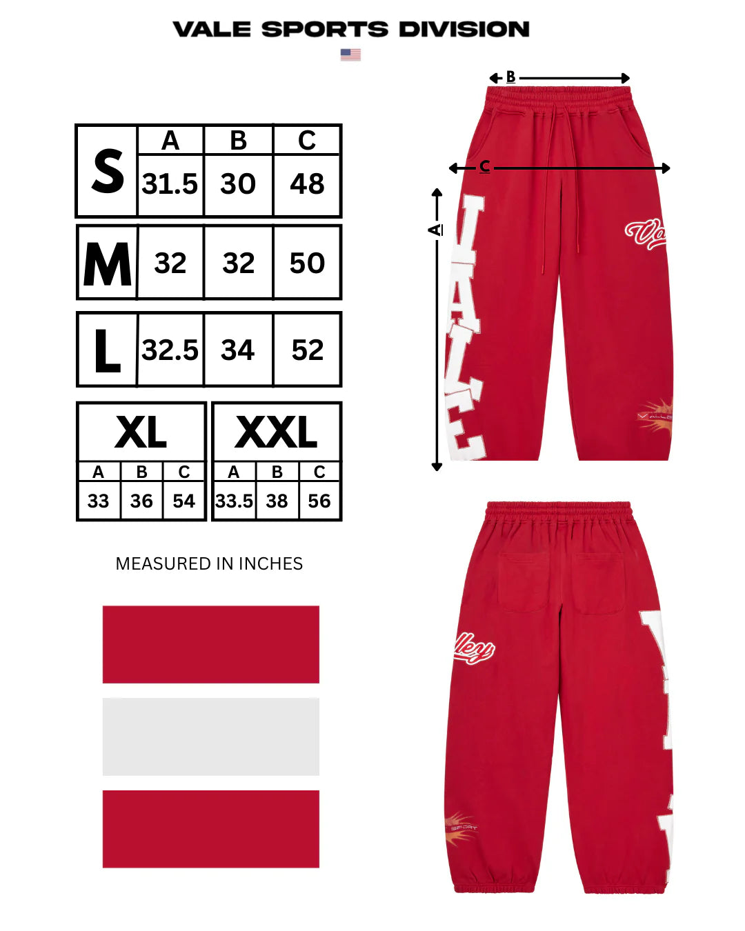 Vale Forever Lego Sweats Cherry Red