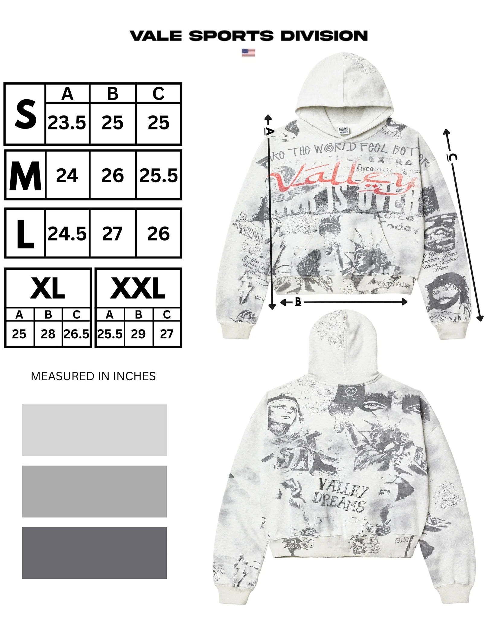 VALE FOREVER MURAL PULLOVER HOODIE