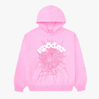 Sp5der Pink OG Web Hoodie