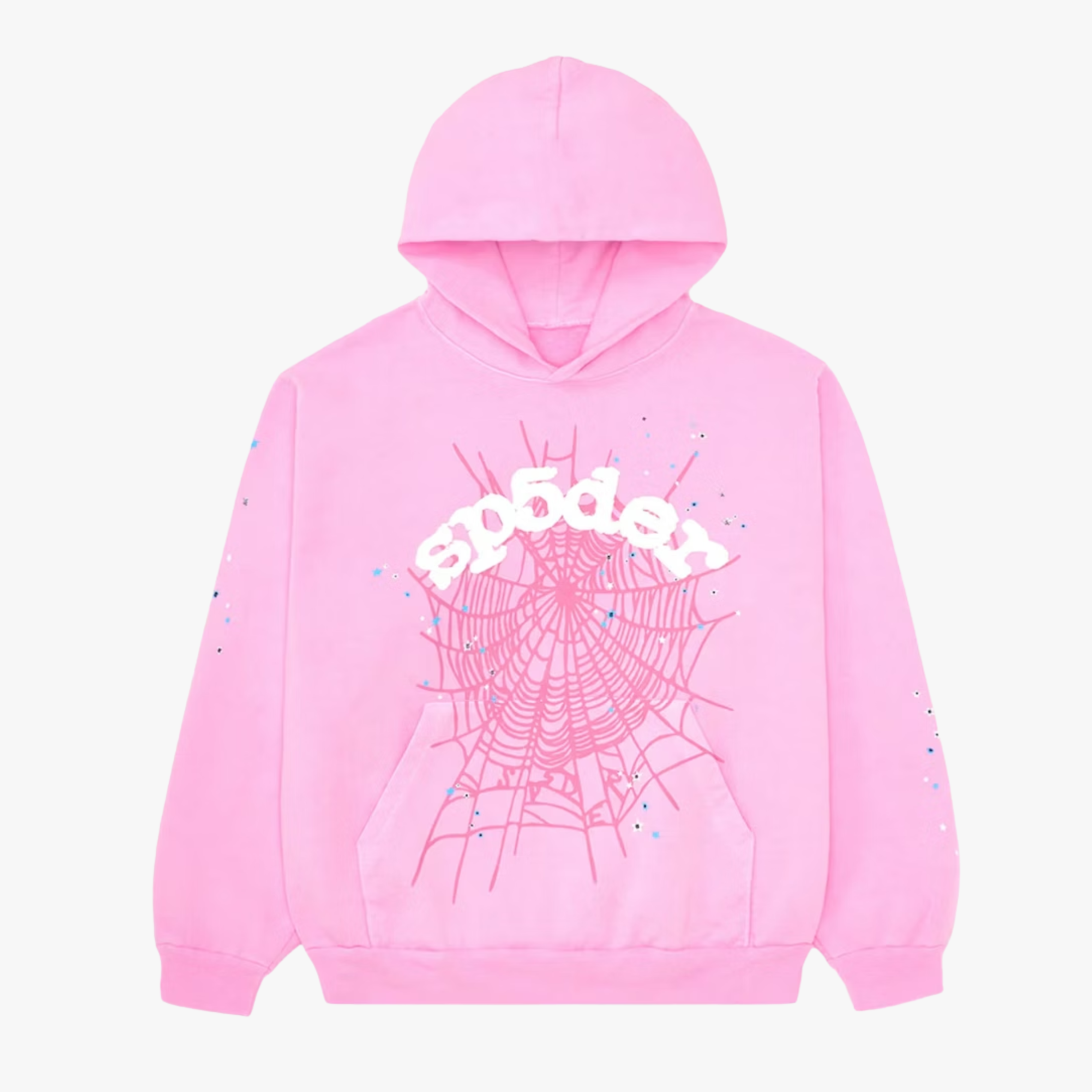 Sp5der Pink OG Web Hoodie
