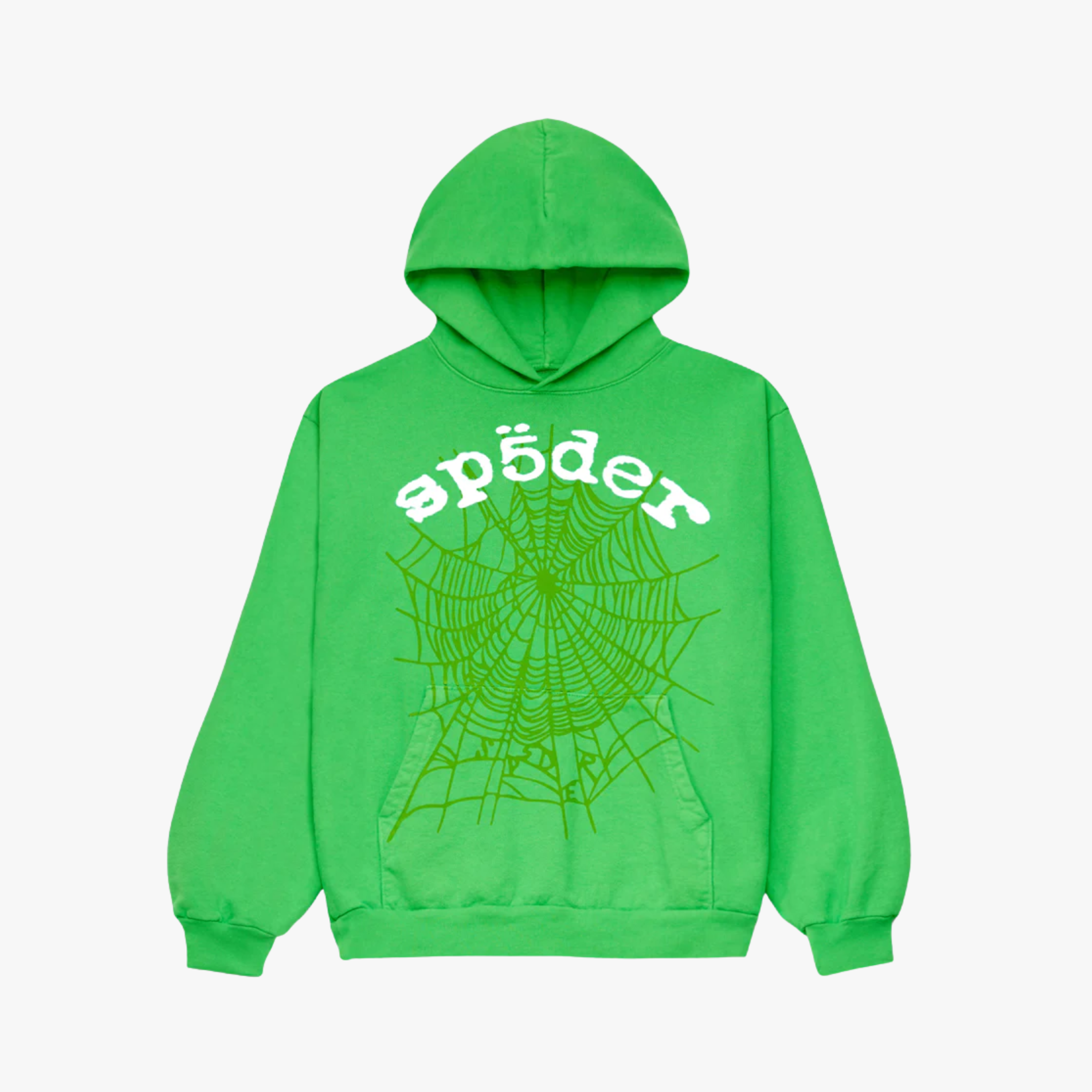 Sp5der Legacy Green OG Web Hoodie
