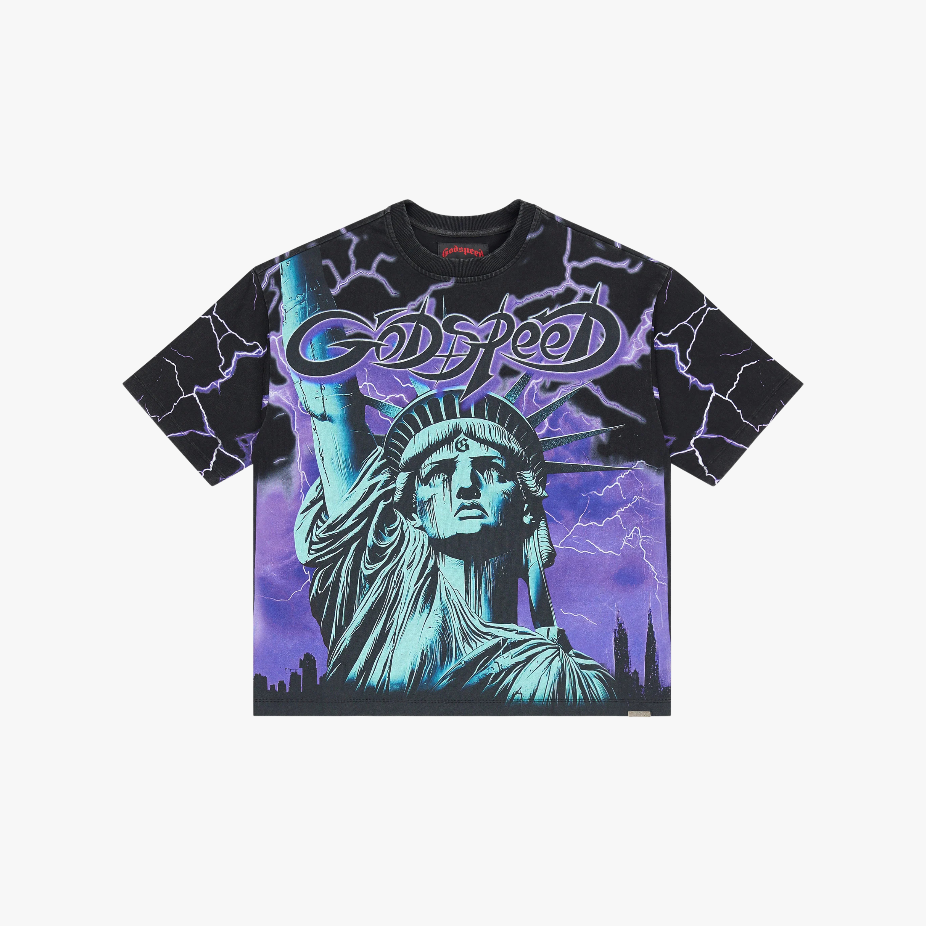 Godspeed VOLTAGE T SHIRT PURPLE