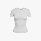 SKIMS Cotton Jersey T-Shirt Light Heather Grey