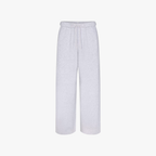 SKIMS Cotton Fleece Classic Straight Leg Pant Light Heather Grey