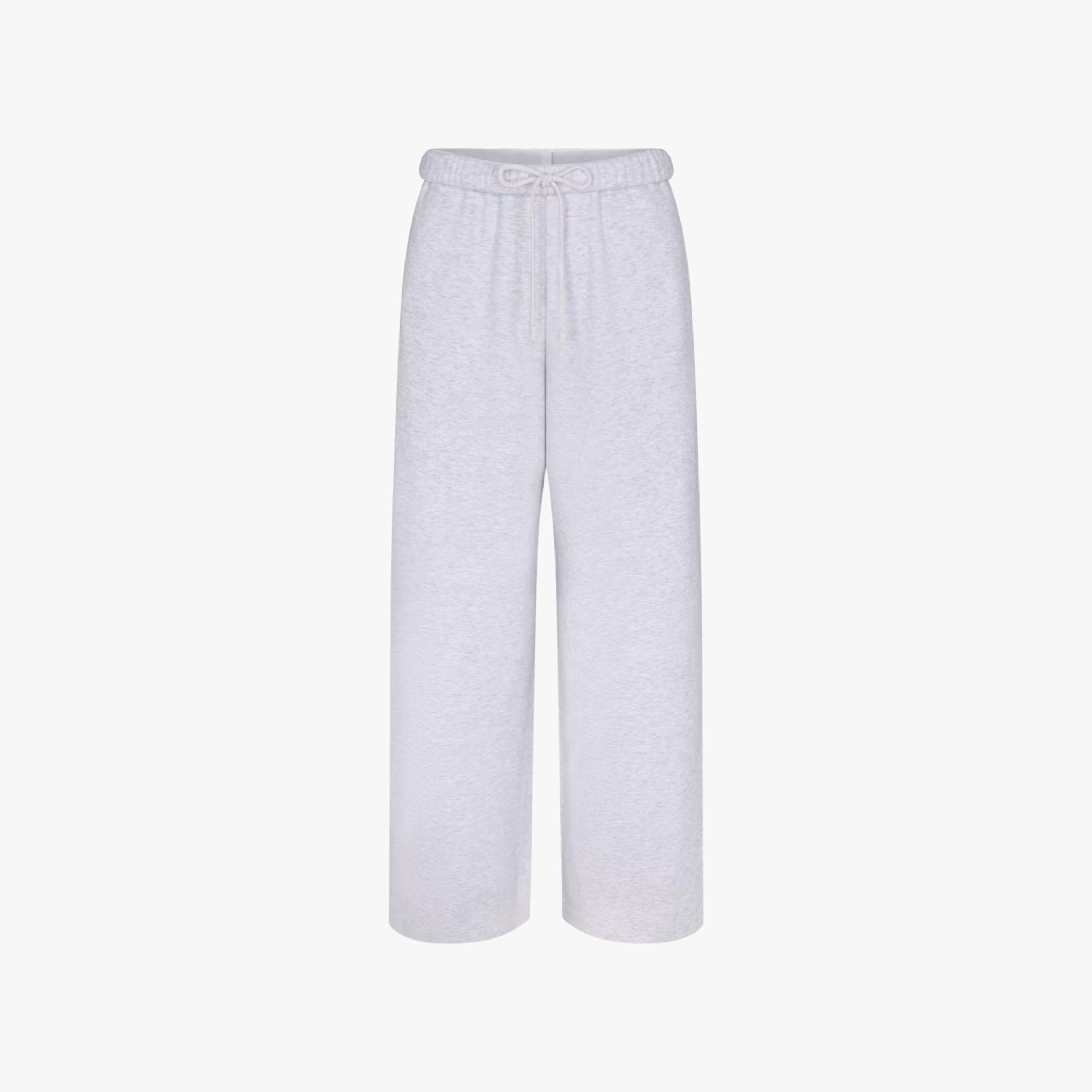 SKIMS Cotton Fleece Classic Straight Leg Pant Light Heather Grey
