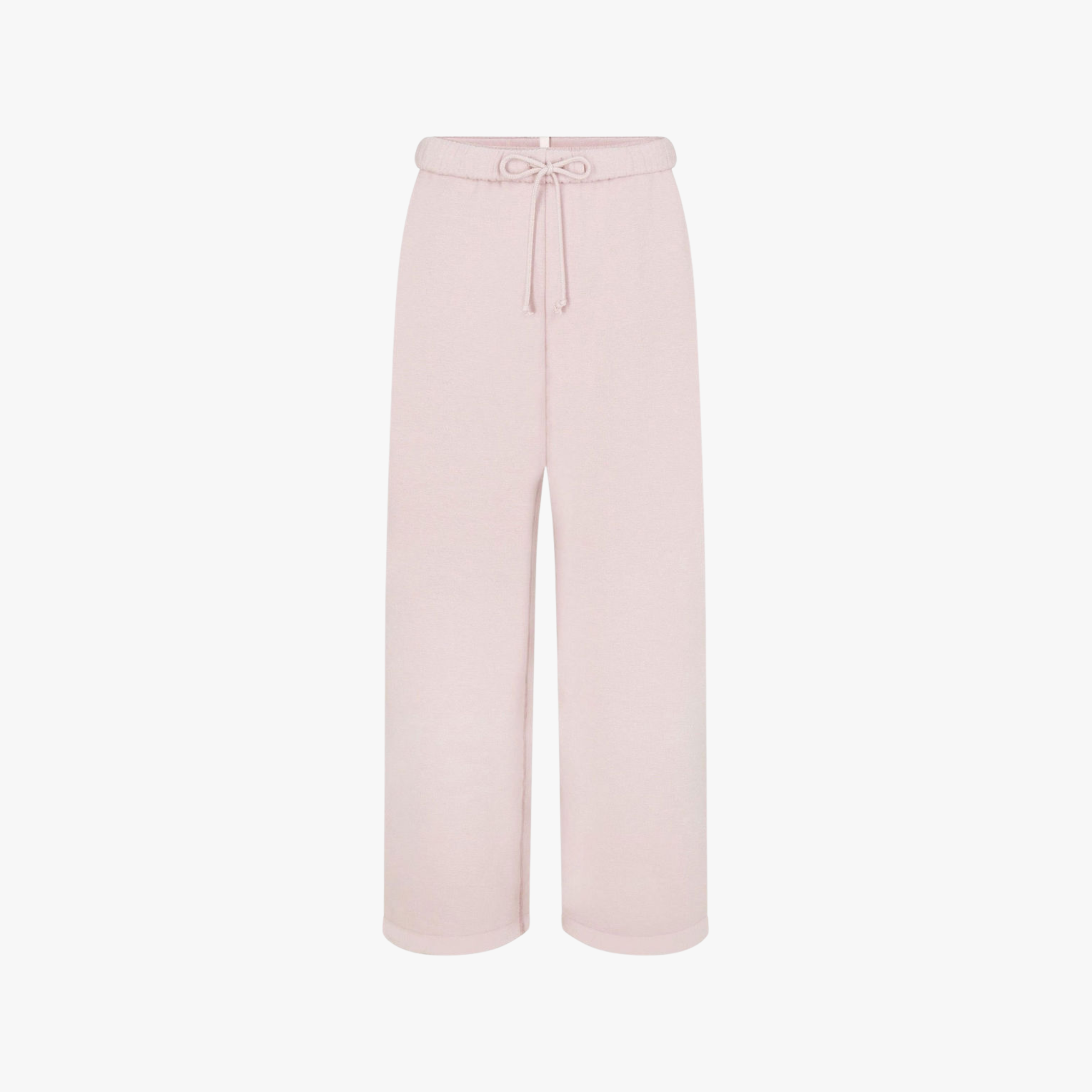 SKIMS Cotton Fleece Classic Straight Leg Pant Barely Pink