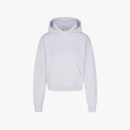SKIMS Cotton Fleece Hoodie Light Heather Grey
