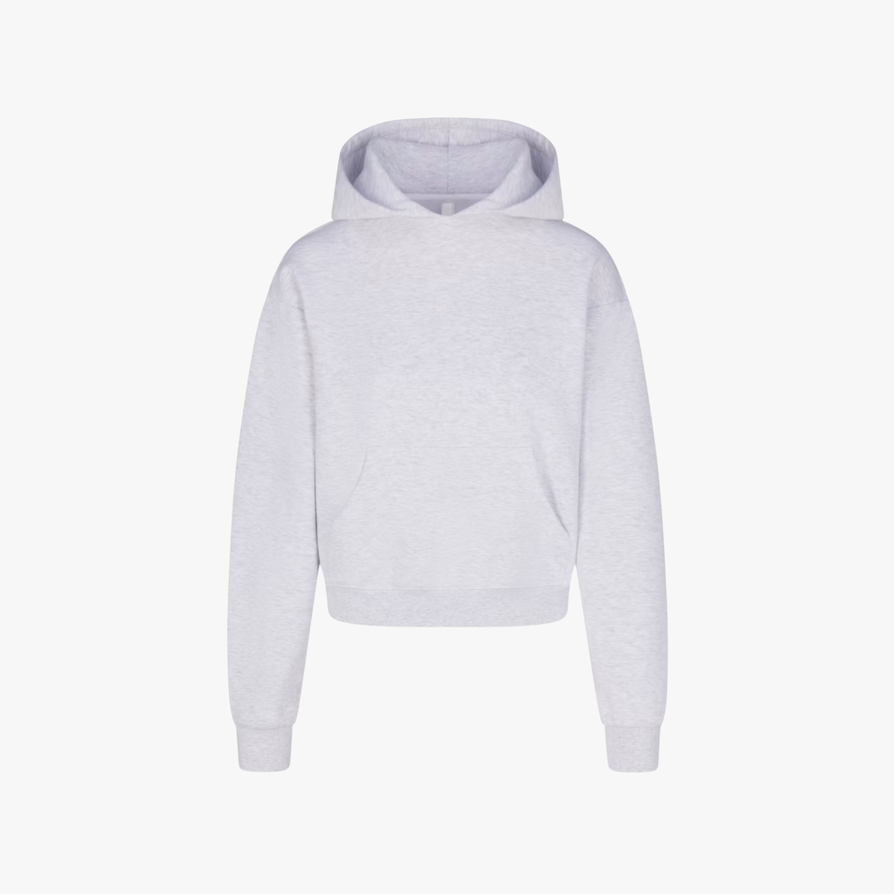SKIMS Cotton Fleece Hoodie Light Heather Grey