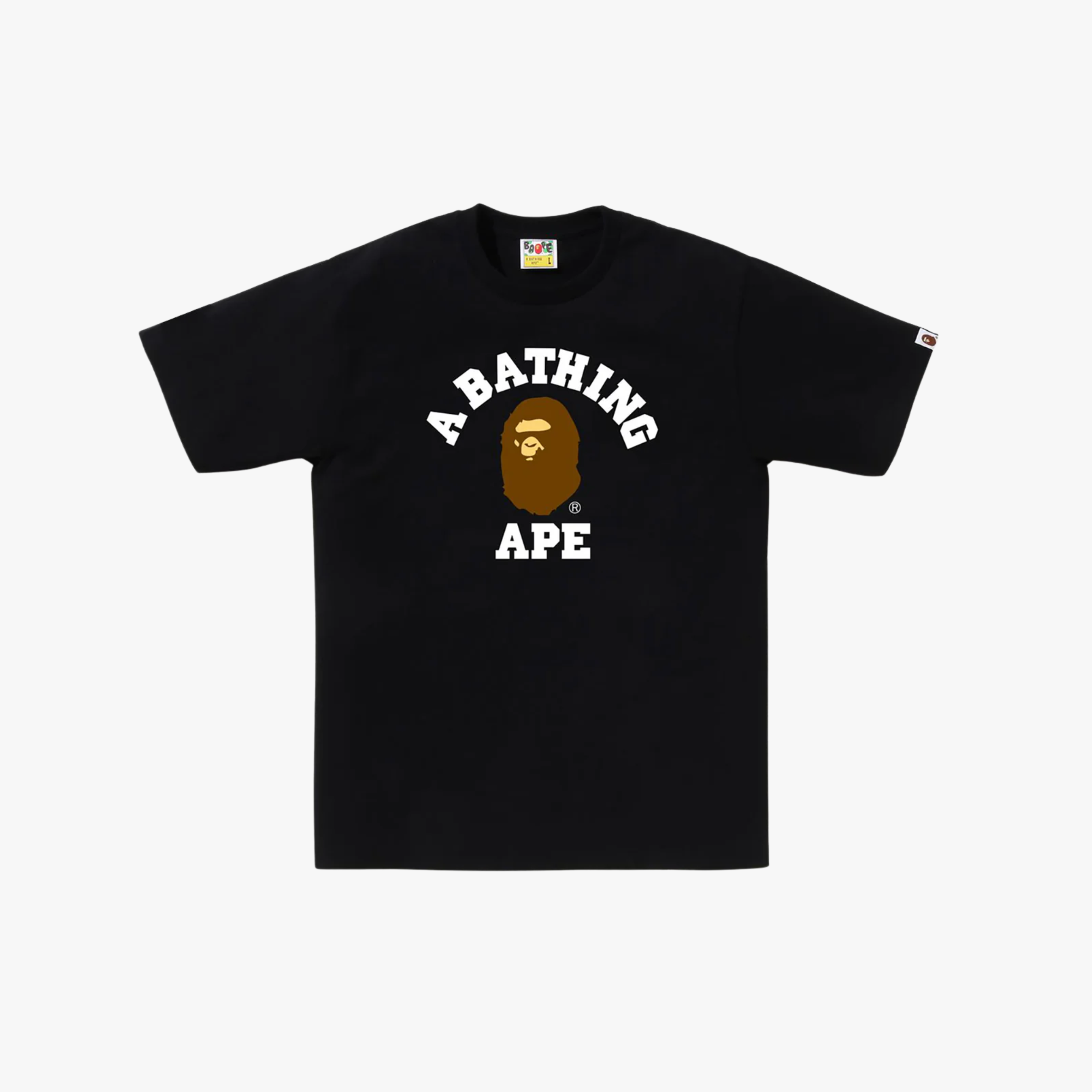 Bape College Tee Black