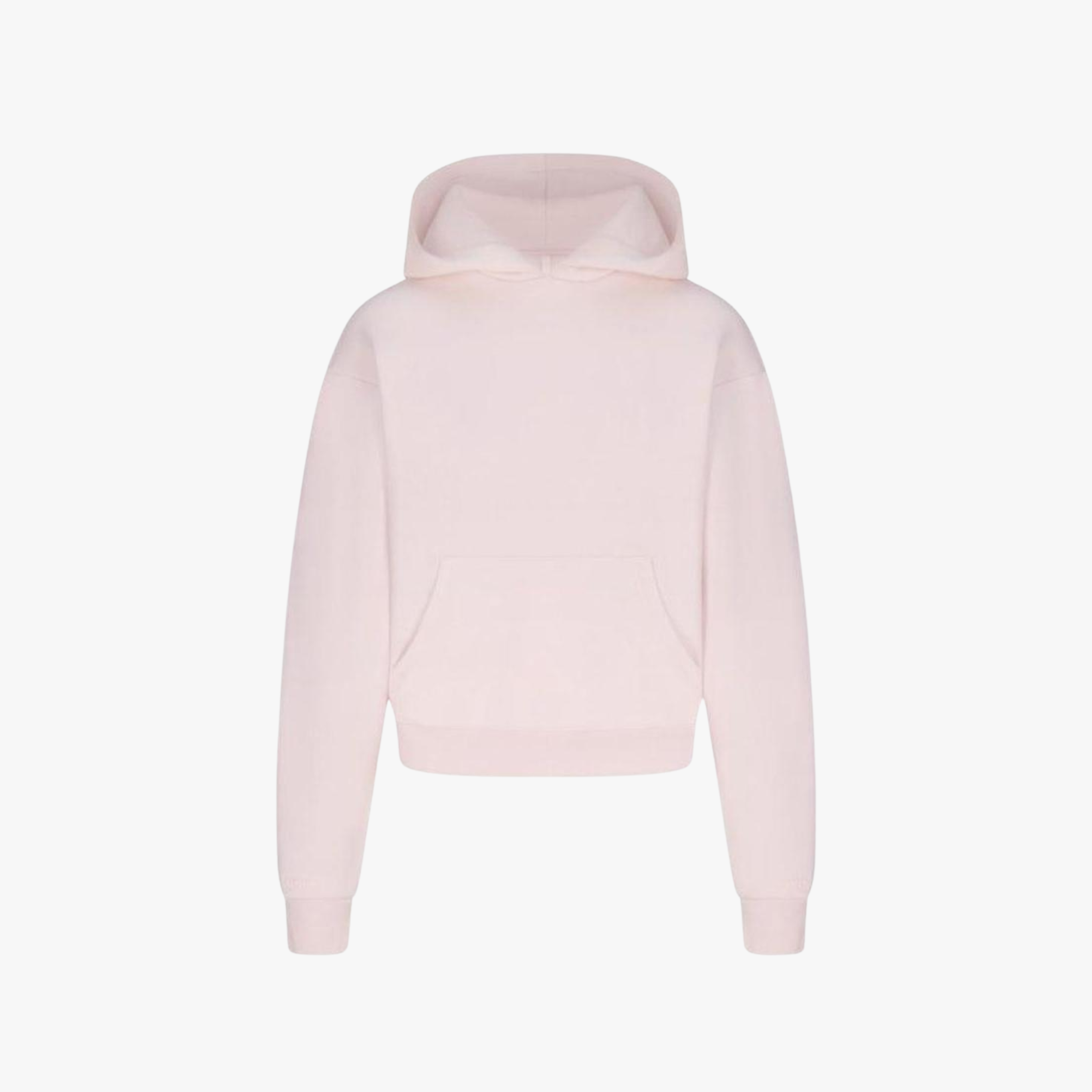 SKIMS Cotton Fleece Hoodie Barely Pink