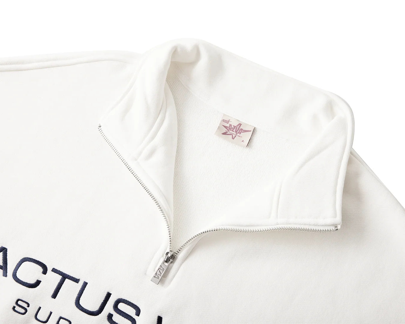 Azva USA QUARTER ZIP White