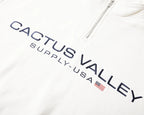 Azva USA QUARTER ZIP White