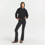 SKIMS Cotton Fleece Hoodie Black