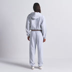 SKIMS Cotton Fleece Hoodie Light Heather Grey