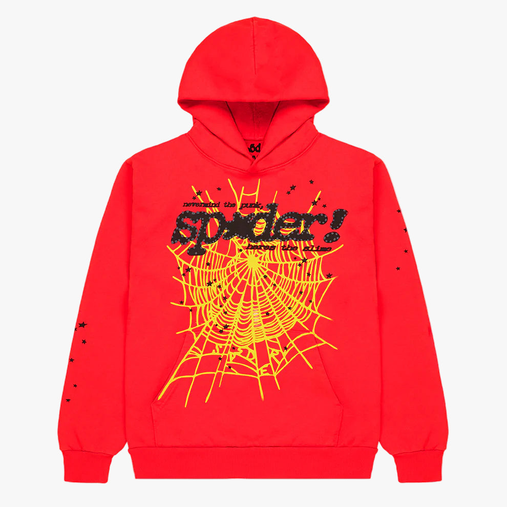 Sp5der V2 Hoodie Red