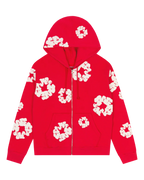 Denim Tears The Cotton Wreath Zip Sweatshirt Red