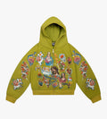 Righteous Risen King Green Zip Up