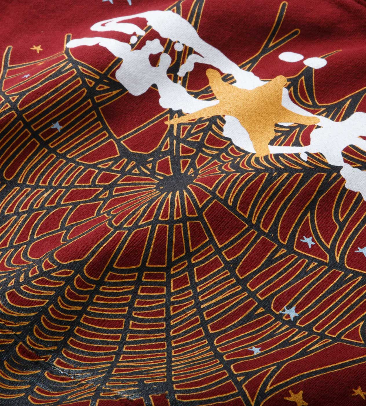 Sp5der Logo Maroon Hoodie