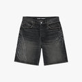Sp5der SCRIPT WEB DENIM SHORT Black