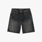Sp5der SCRIPT WEB DENIM SHORT Black