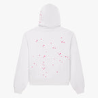 Sp5der FRACTURED LOGO HOODIE White