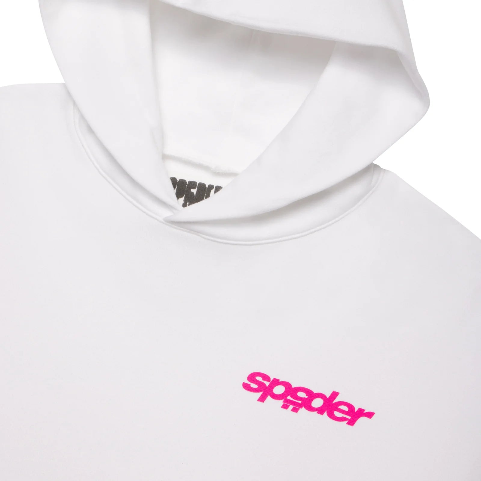 Sp5der FRACTURED LOGO HOODIE White