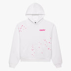 Sp5der FRACTURED LOGO HOODIE White