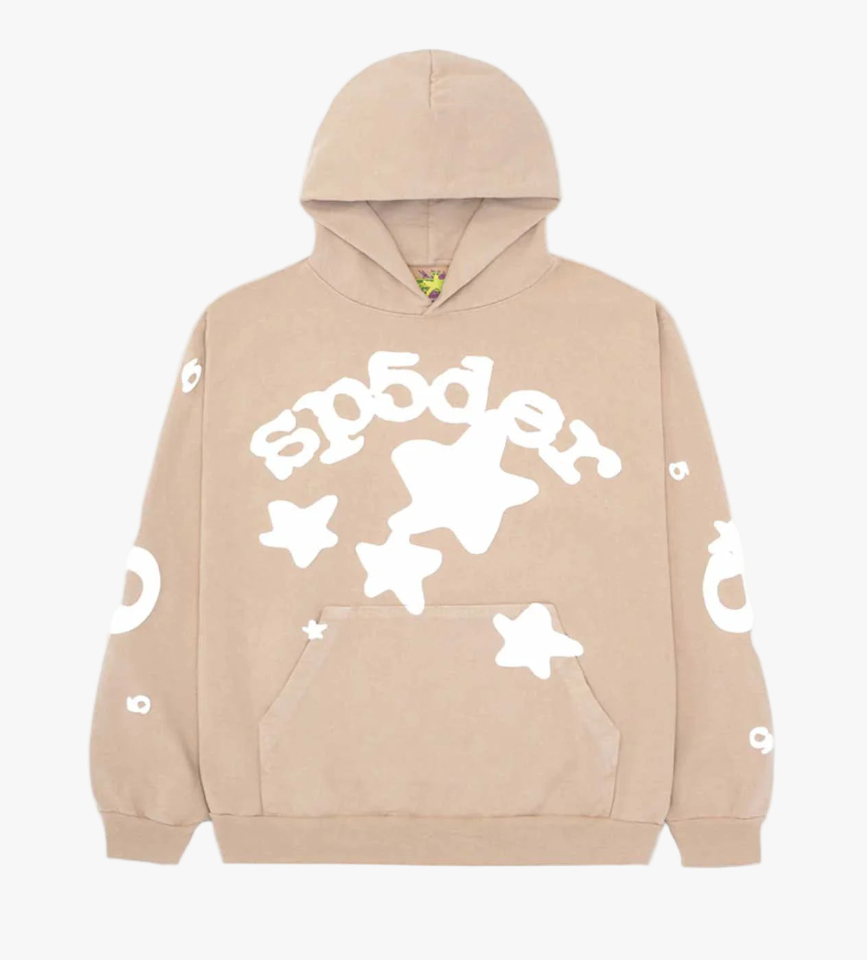 Sp5der Light Brown Hoodie