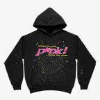 Sp5der OG Pink Black Hoodie