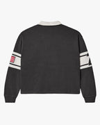 Vale Forever Black Derby Long Sleeve Polo