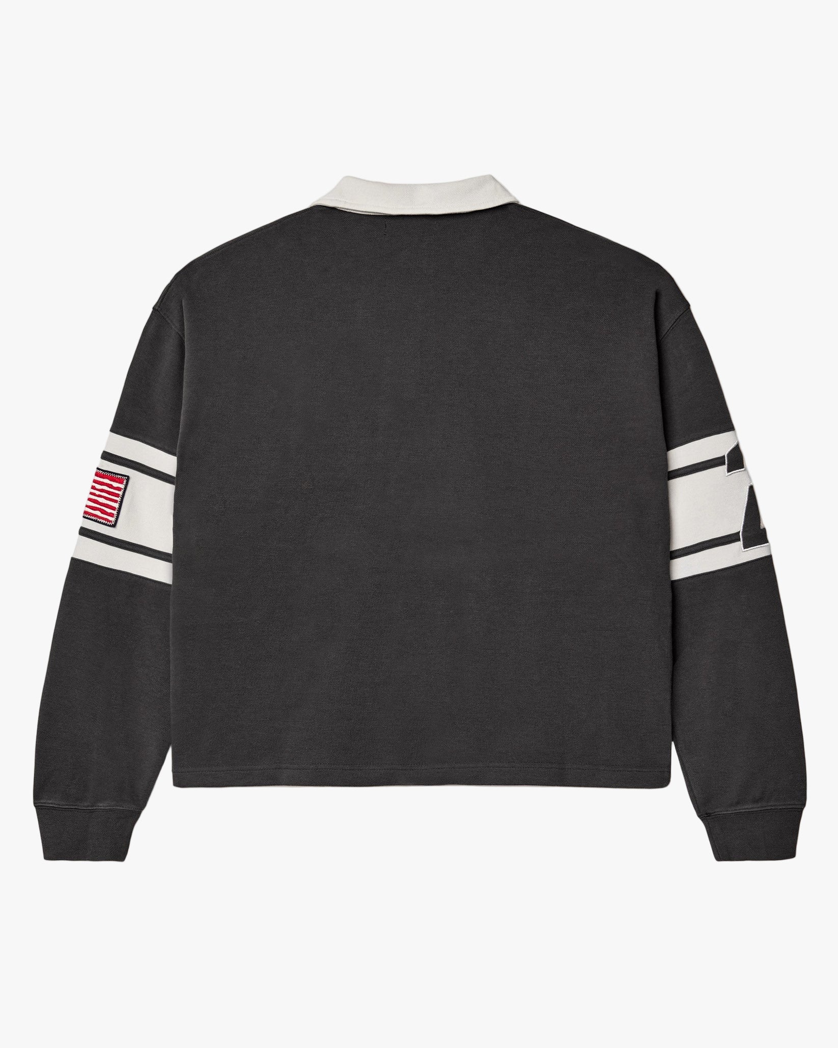 Vale Forever Black Derby Long Sleeve Polo