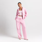 SKIMS Cotton Fleece ZIp Up Halite