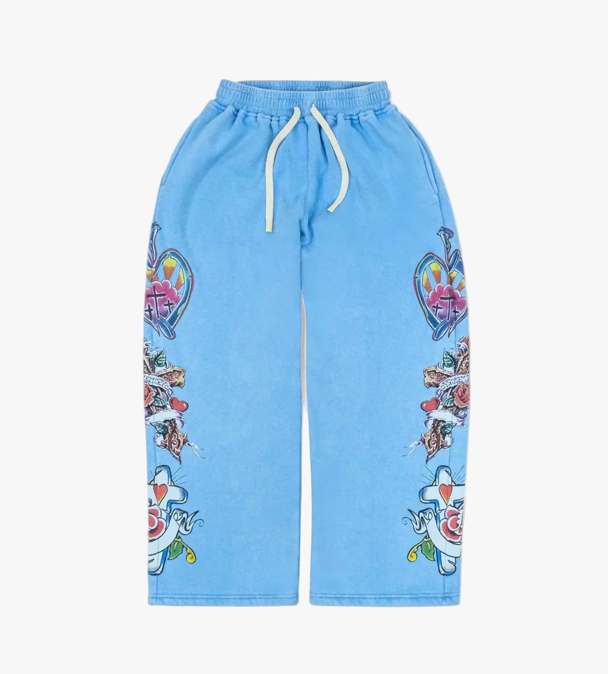 We Are Righteous Risen King Sweat Pants Blue
