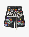 Vale Forever Black 1980s Jorts 'Black/Wash'