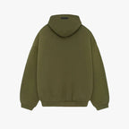 Essentials Fear Of God Fleece Hoodie Military
