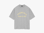 Essentials Fear Of God Heavy Crewneck Tee Light Heather Grey