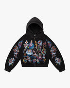 We Are Righteous Risen King Black Zip UP