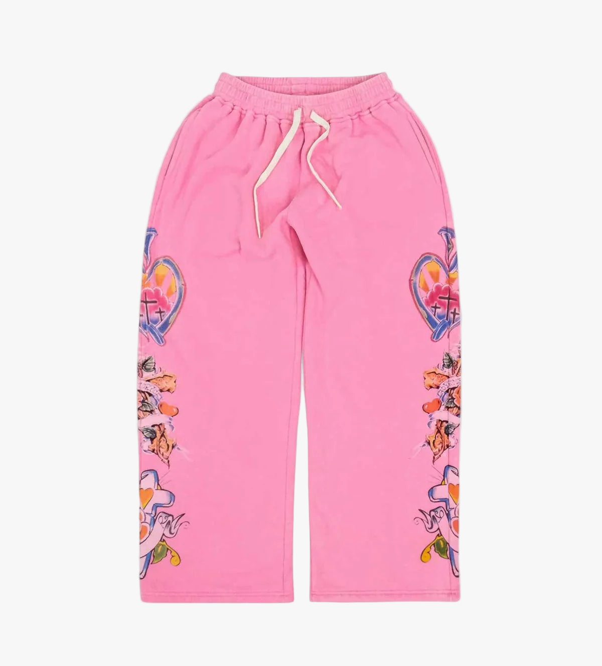 We Are Righteous Risen King Sweat Pants Pink