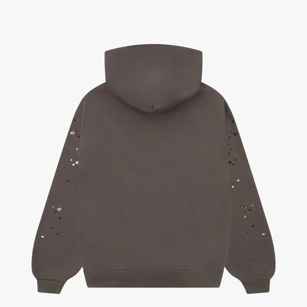 Sp5der Punk V2 Hoodie Slate Grey