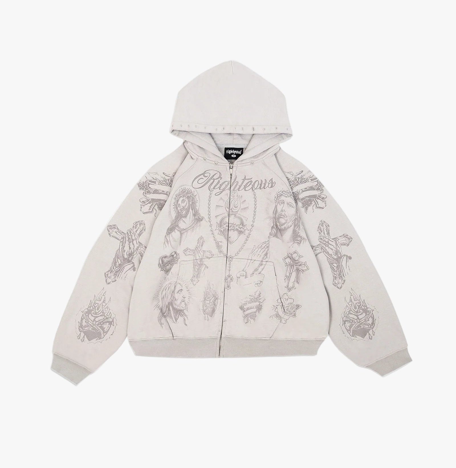 We Are Righteous Tatted Believer Zip Up