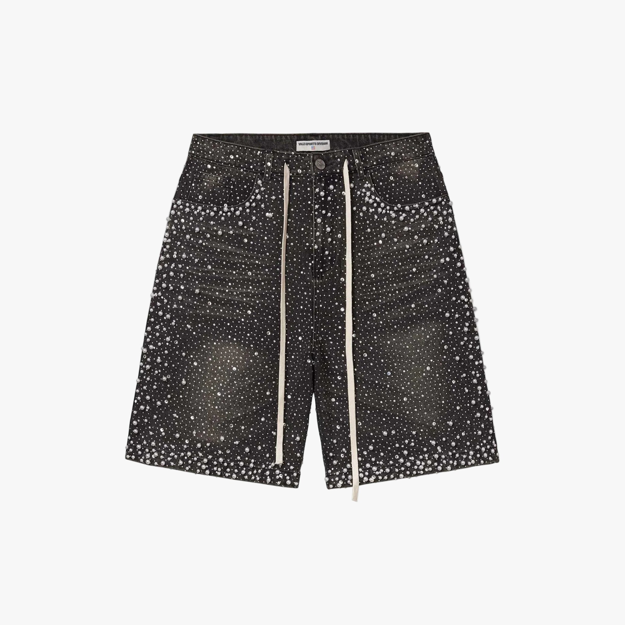 Vale Forever Rainstorm Jorts Black